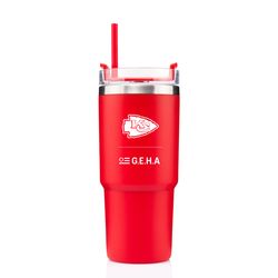 Image of Chiefs 24oz Tumbler w/ Straw