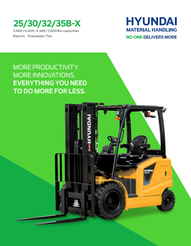 25/30/32/35B-X 8 Page Brochure - Package of 25 image thumbnail