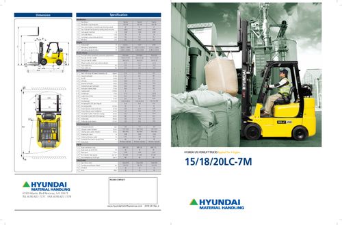 LP Forklift - 15/18/20LC-7M (OLD) - Package of 25 image thumbnail