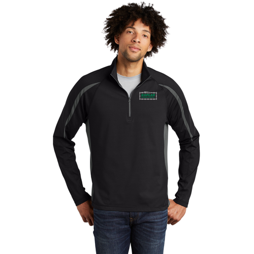 KAPLAN - Sport-Tek Sport-Wick Stretch 1/2-Zip Colorblock Pullover image thumbnail