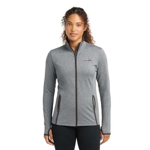 CRESCO LINES - Sport-Tek Women's Sport-Wick Stretch Contrast Full-Zip Jacket image thumbnail