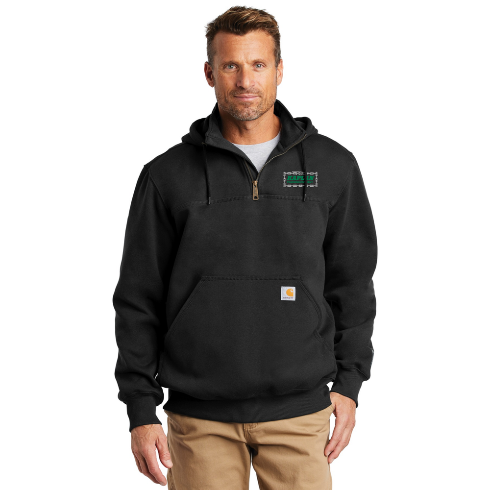KAPLAN - Carhartt Rain Defender Paxton Heavyweight Hooded Zip Mock Sweatshirt primary image