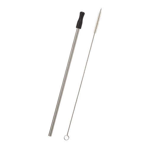 30 oz. Lisbon Stainless Steel Tumbler With Straw image thumbnail
