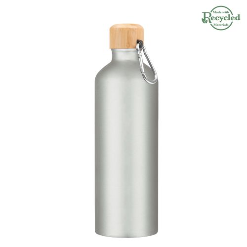 25 oz. Aluminum Tundra Bike Bottle With Bamboo Lid image thumbnail