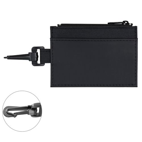 ID Holder with Zipper Wallet & Carabiner image thumbnail