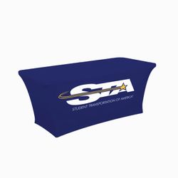 Image of Stretch Open Back Table Cover