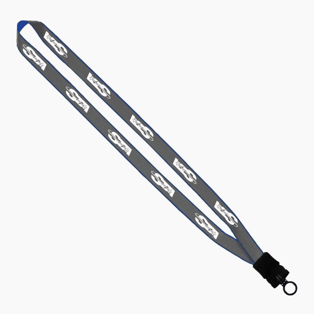 3/4” Reflective Lanyard with Buckle Release primary image