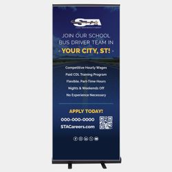 Image of Retractable Banner & Stand