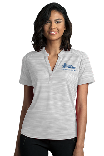 Women's Vansport Strata Textured Henley image thumbnail Women's Vansport Strata Textured Henley image thumbnail
