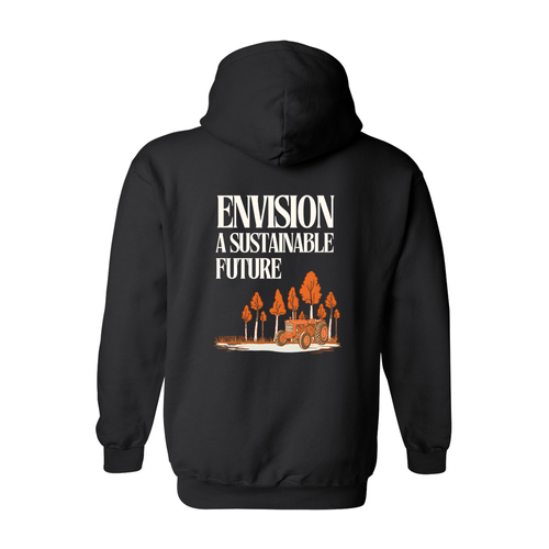 Gildan Heavy Blend Hoodie - Envision a sustainable future image thumbnail