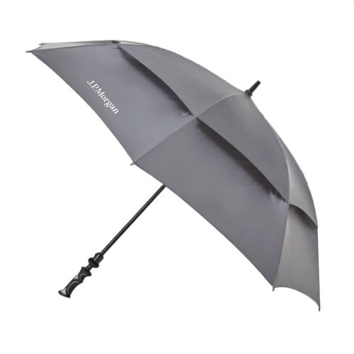 The Challenger II Golf Umbrella (JPM logo) - Charcoal Gray image thumbnail