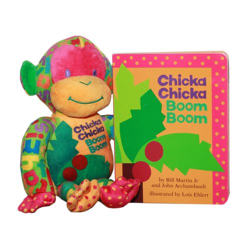 Chicka Chicka - Board Book and Monkey image thumbnail