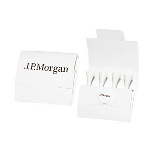 Matchbook Golf Tee Pack (JPM logo) - Set of 12 image thumbnail