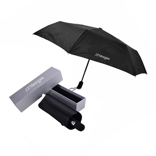 Luxe Umbrella - Black with Box  image thumbnail
