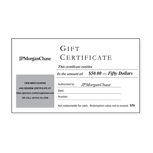$50.00 E-Gift Certificate image thumbnail
