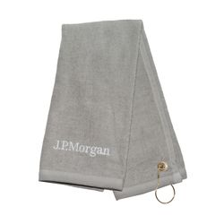 Image of Gray Golf Towel (JPM logo)