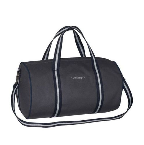 Country Club Duffle - Charcoal with Navy & Light Gray Webbing image thumbnail