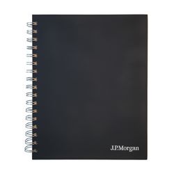 Image of Hardcover Spiral Notebook - Black