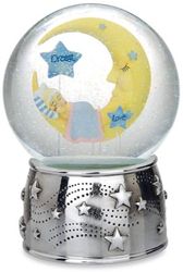 Image of Sweet Dream Silverplate Musical Water Globe