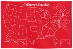 Image of Collector's Pin Map