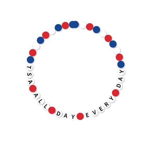 All Day. Every Day. Beaded Friendship Bracelet image thumbnail