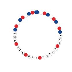 Image of All Day. Every Day. Beaded Friendship Bracelet