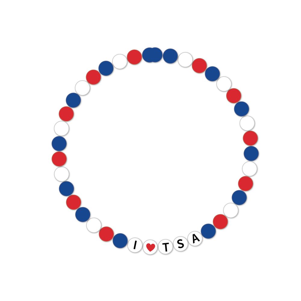 I Heart TSA Beaded Friendship Bracelet primary image
