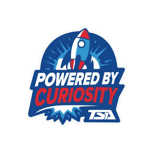 Rocket “Powered by Curiosity” Decal image thumbnail