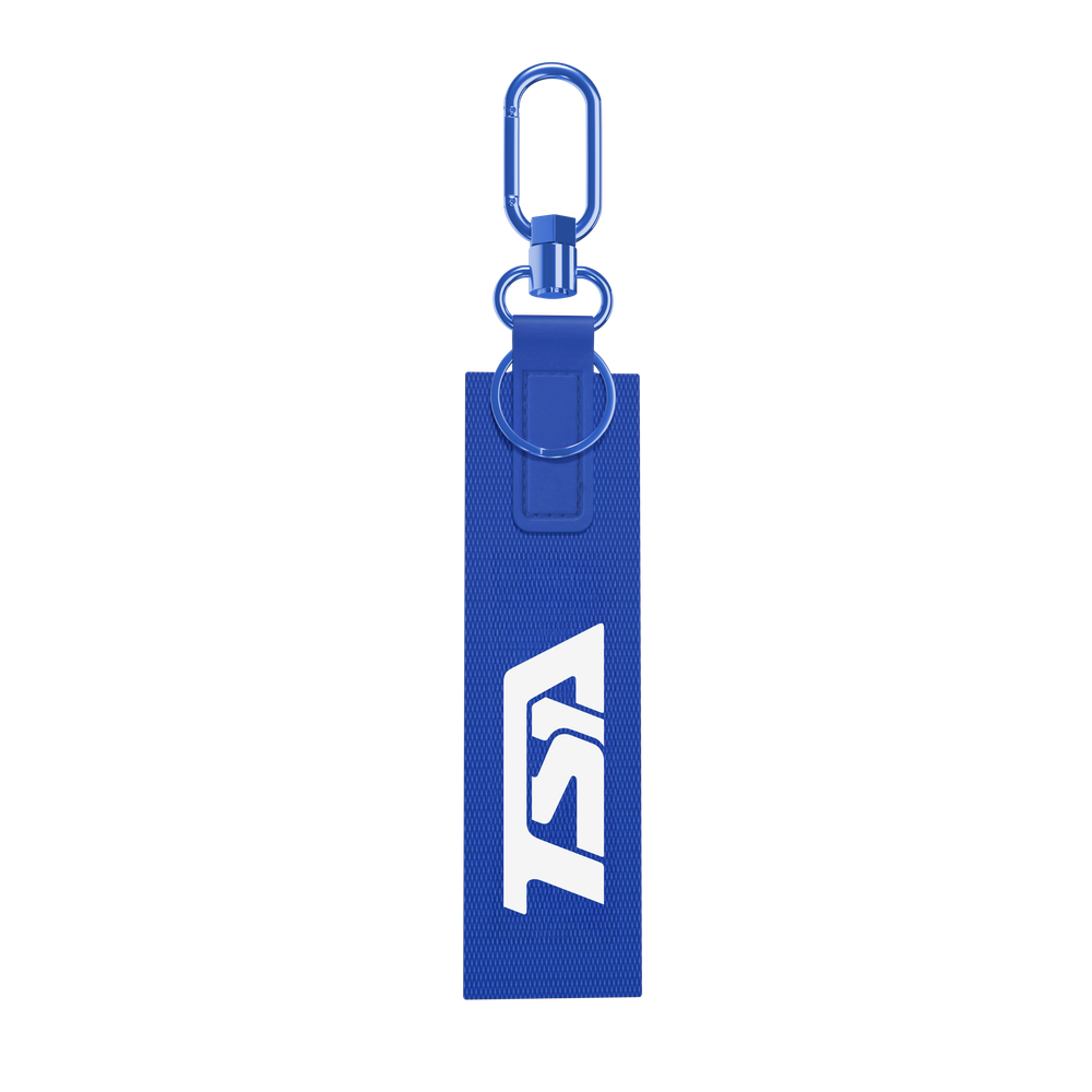 TSA Royal Blue Nylon Keychain primary image