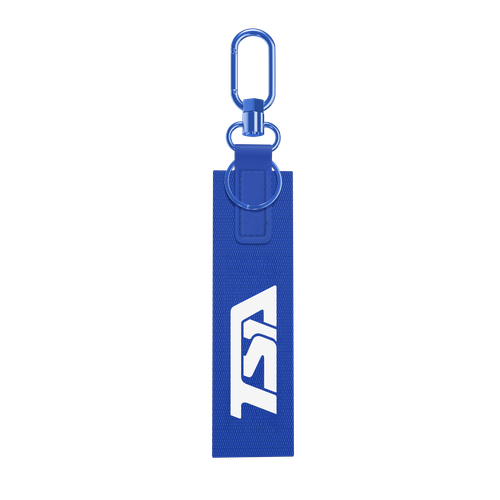 TSA Royal Blue Nylon Keychain image thumbnail