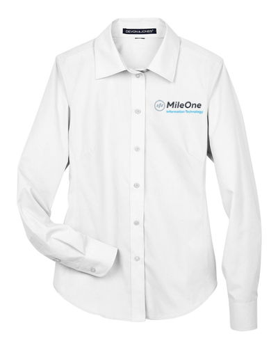 IT: Devon & Jones Women’s Solid Woven Shirt image thumbnail