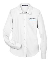 Image of IT: Devon & Jones Women’s Solid Woven Shirt