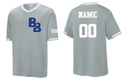 Image of Bronx Buds Kids V-Neck Baseball Jersey 