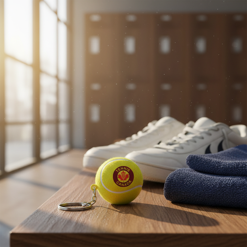 Tennis Ball Stress Reliever Key Chain image thumbnail