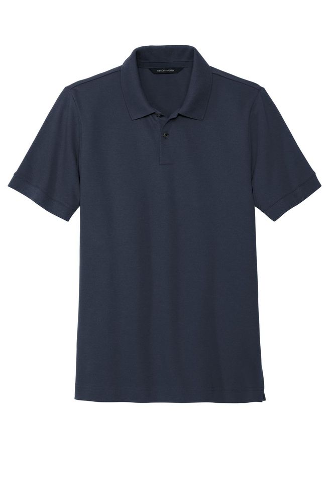 MERCER+METTLE Stretch Heavyweight Pique Polo MM1000 primary image