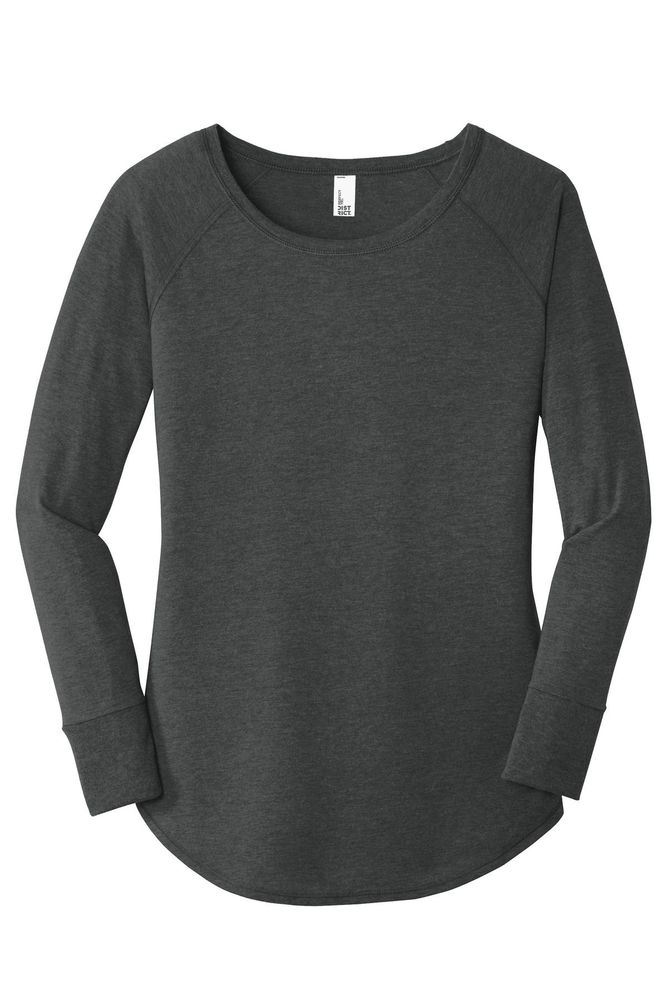 District Women's Perfect Tri Long Sleeve Tunic Tee. DT132L primary image