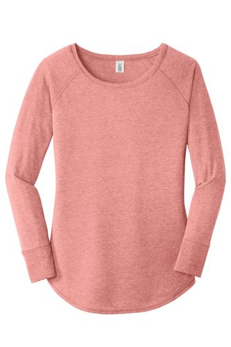 District Women's Perfect Tri Long Sleeve Tunic Tee. DT132L image thumbnail