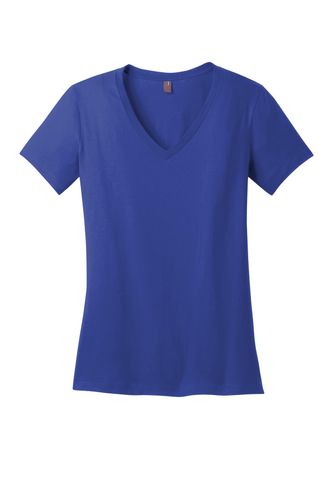 District - Women's Perfect Weight V-Neck Tee. DM1170L image thumbnail