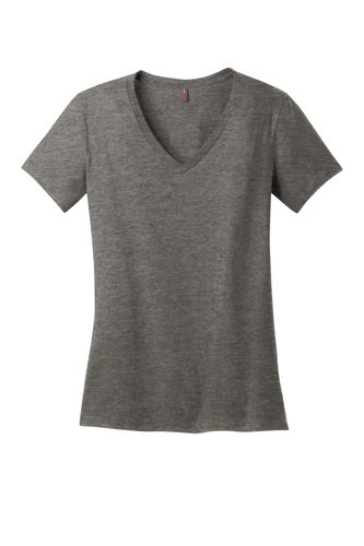 District - Women's Perfect Weight V-Neck Tee. DM1170L image thumbnail