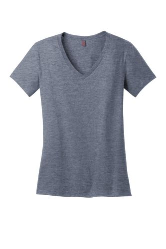 District - Women's Perfect Weight V-Neck Tee. DM1170L image thumbnail