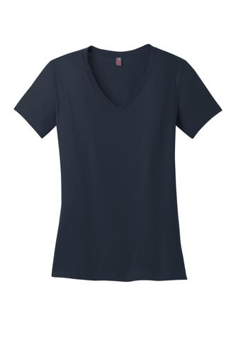 District - Women's Perfect Weight V-Neck Tee. DM1170L image thumbnail