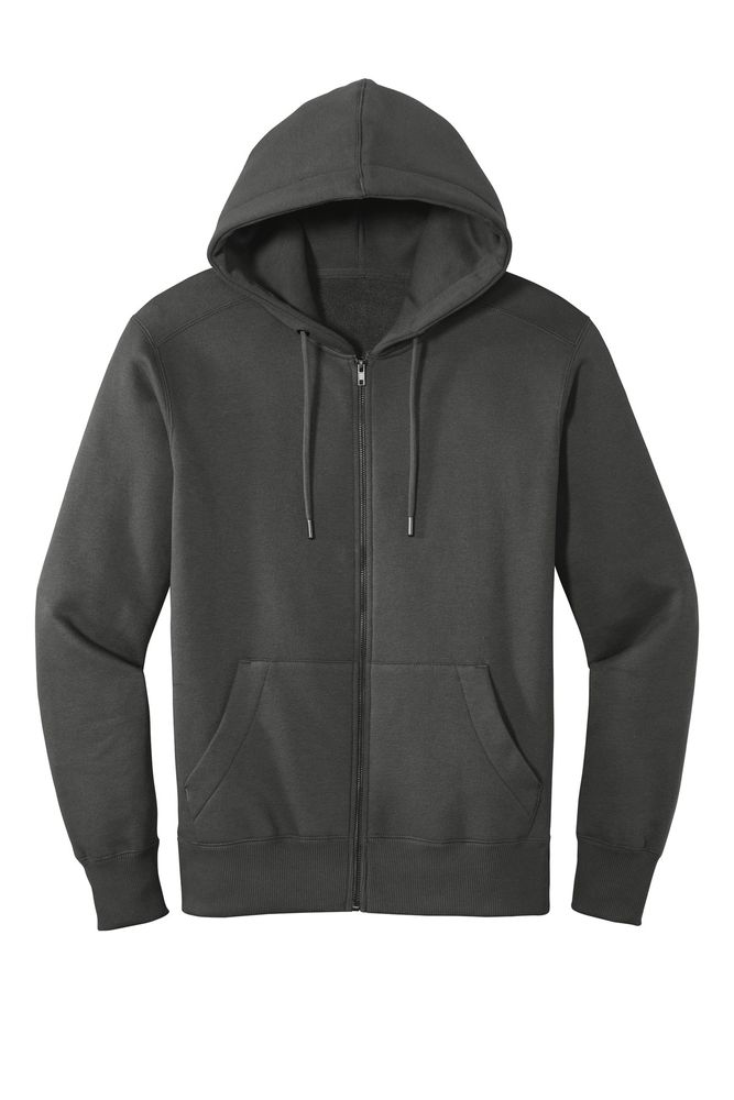 District Perfect Weight Fleece Full-Zip Hoodie DT1103 primary image