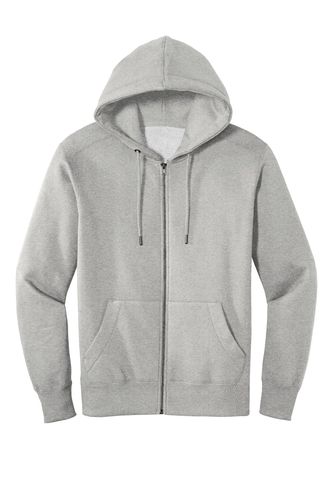 District Perfect Weight Fleece Full-Zip Hoodie DT1103 image thumbnail
