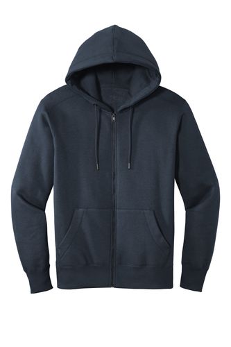 District Perfect Weight Fleece Full-Zip Hoodie DT1103 image thumbnail