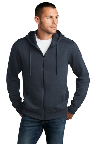 District Perfect Weight Fleece Full-Zip Hoodie DT1103 image thumbnail