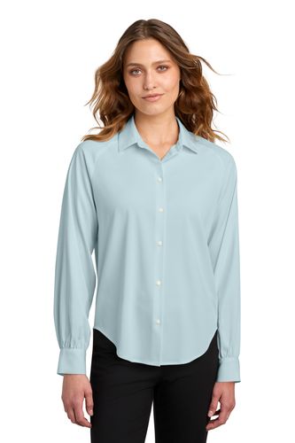 Mercer+Mettle Women's Long Sleeve Buttery Soft Blouse image thumbnail