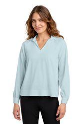 Image of Mercer+Mettle Women's Long Sleeve Buttery Soft Popover Blouse