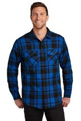 Image of Port Authority Plaid Flannel Shirt. W668