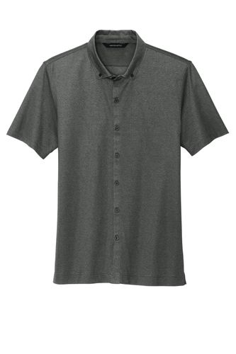 Mercer+Mettle Stretch Pique Full-Button Polo MM1006 image thumbnail