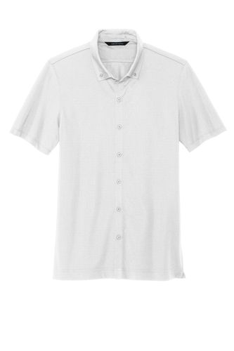 Mercer+Mettle Stretch Pique Full-Button Polo MM1006 image thumbnail